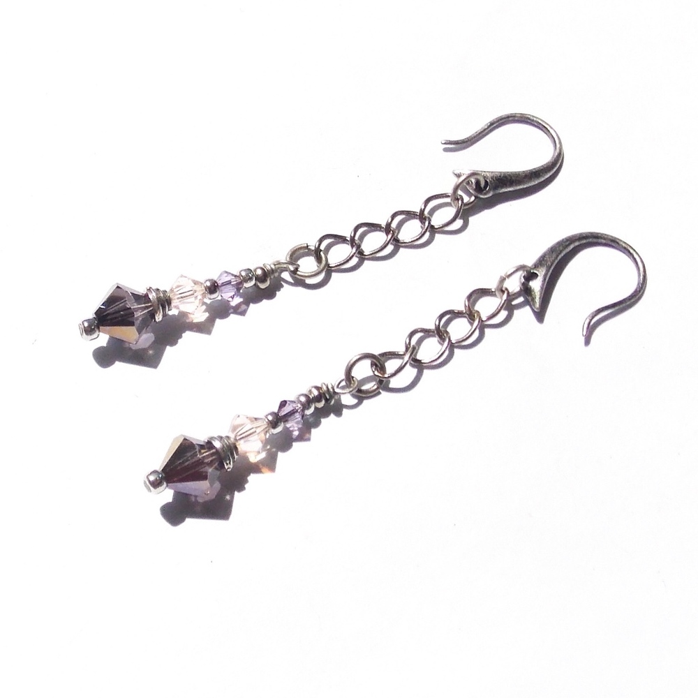 Boho Gypsy Mystery Glam Crystal Delicate Earrings